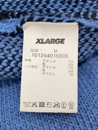 商品画像：ニット・セーター(厚手)/M/アクリル/BLU/101254015006// 4