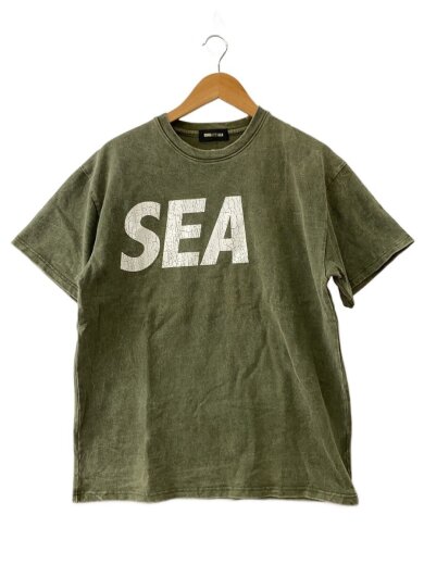 商品画像：Tシャツ/M/コットン/KHK/プリント/WDS-O-SEA-23-Q4-CS-01// 1