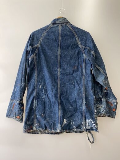 商品画像：カバーオール/38/コットン/IDG/無地/状態考慮/破れ有// 2
