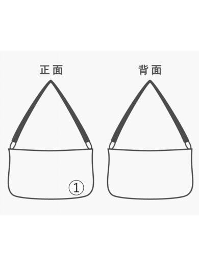 商品画像：トートバッグ/レザー/BLK/無地 8