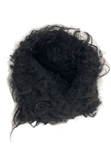 商品画像：シャギー/猫耳/ニットキャップ/ポリエステル/BLK/無地/メンズ/2224-022 3