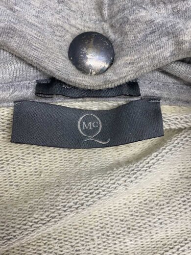 商品画像：ジップパーカー/S/コットン/グレー/JRQN-YM-1025 3