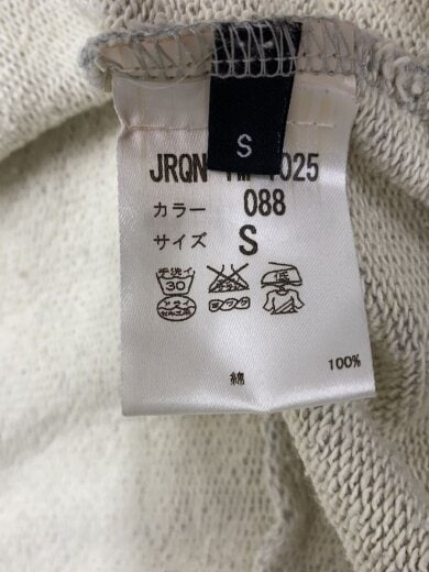 商品画像：ジップパーカー/S/コットン/グレー/JRQN-YM-1025 4