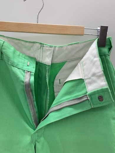 商品画像：70s/TALONジップ/チビタグ/ショートパンツ/33/コットン/グリーン/無地 3