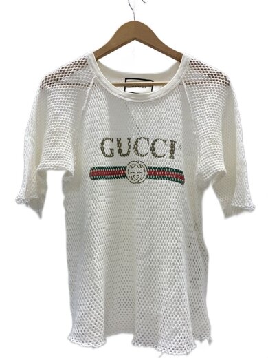 商品画像：メッシュTシャツ/M/コットン/ホワイト/497078 1