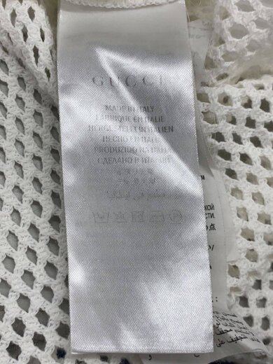 商品画像：メッシュTシャツ/M/コットン/ホワイト/497078 4