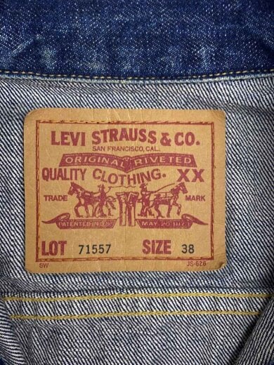 商品画像：Gジャン/38/デニム/インディゴ/3rd復刻/日本製/90s/71557-02 3