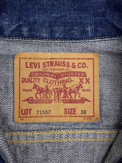 商品画像：Gジャン/38/デニム/インディゴ/3rd復刻/日本製/90s/71557-02 4