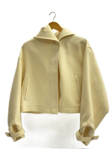 商品画像：ジャケット/FREE/ポリエステル/ホワイト/無地/der24ss-jk-002 1