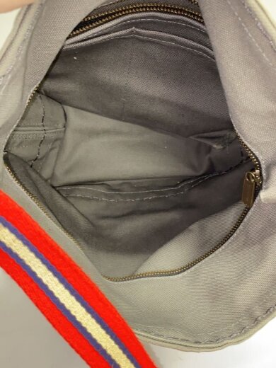 商品画像：ショルダーバッグ/キャンバス/グレー/無地/52250-11 6