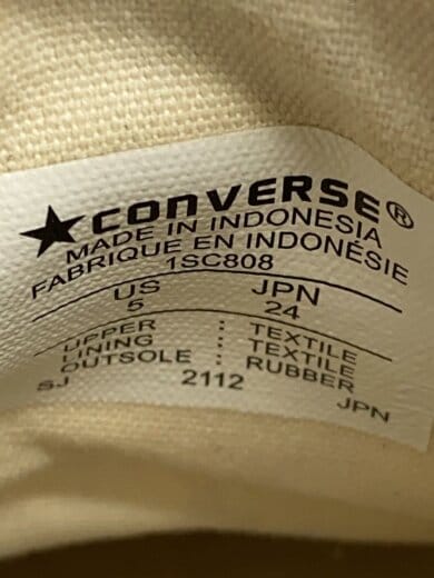 商品画像：ローカットスニーカー/24cm/ホワイト/1SC808 5