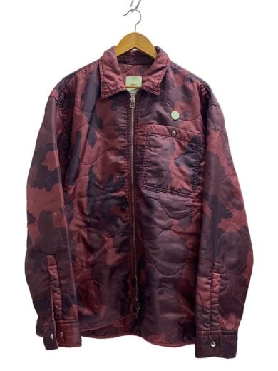 商品画像：キルティングジャケット/L/ポリエステル/ボルドー/カモフラ/22A280AX10 1