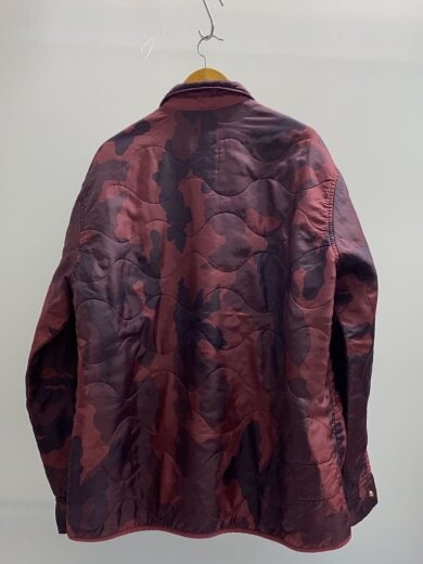 商品画像：キルティングジャケット/L/ポリエステル/ボルドー/カモフラ/22A280AX10 2