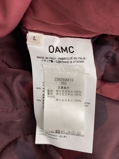 商品画像：キルティングジャケット/L/ポリエステル/ボルドー/カモフラ/22A280AX10 4