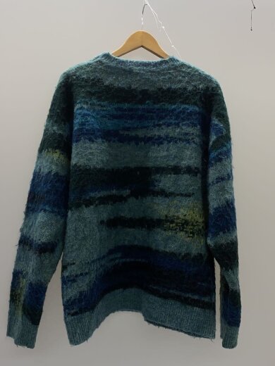 商品画像：ニット・セーター/XL/ポリエステル/モヘヤ混/ブルー/総柄/8313-699-0225 2