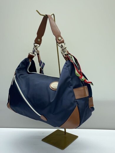 商品画像：ショルダーバッグ/ナイロン/ネイビー/無地 2