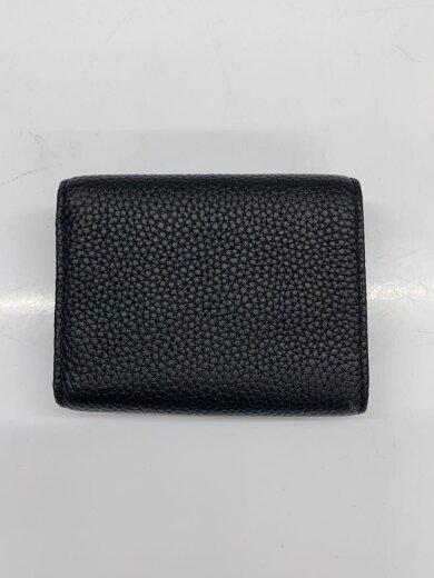 商品画像：3つ折り財布/--/ブラック/無地/レディース 2