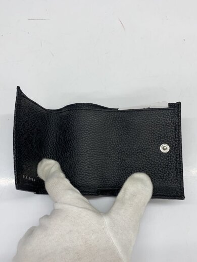 商品画像：3つ折り財布/--/ブラック/無地/レディース 4