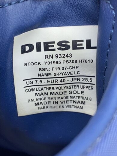 商品画像：ローカットスニーカー/25.5cm/ネイビー/Y01995 5