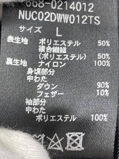 商品画像：ダウンコート/L/ポリエステル/ネイビー/NUC02DWW012TS 5