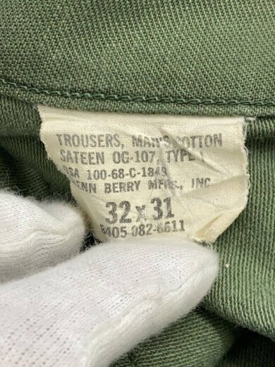 商品画像：カーゴパンツ/32/--/カーキ/無地/100-68-c-1849 5