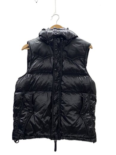商品画像：ダウンベスト/M/ナイロン/ブラック/無地/u.3155.00-1035r 1