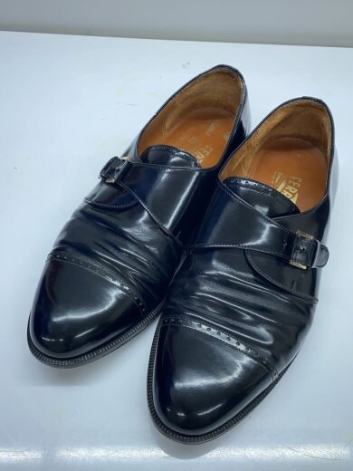 商品画像：モンクストラップ/ドレスシューズ/UK8.5/ブラック/レザー/7040 329U 2