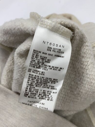 商品画像：スウェット_NT6054N/L/コットン/ベージュ/無地 4