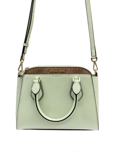 商品画像：ショルダーバッグ/レザー/グリーン/無地/35F0GDIC1L 1