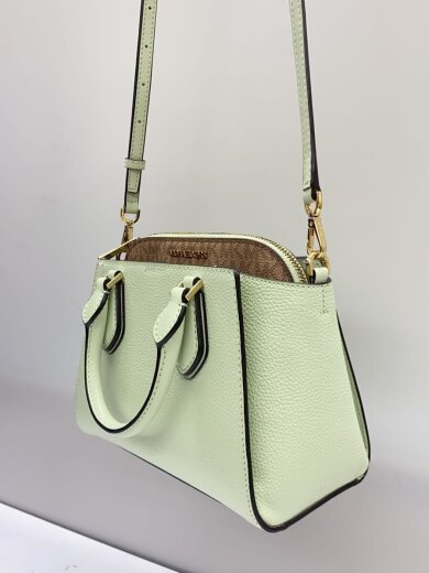 商品画像：ショルダーバッグ/レザー/グリーン/無地/35F0GDIC1L 2