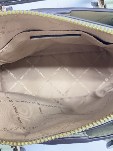 商品画像：ショルダーバッグ/レザー/グリーン/無地/35F0GDIC1L 6