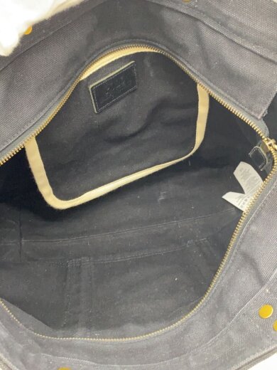 商品画像：トートバッグ/キャンバス/ブラック/使用感有 6