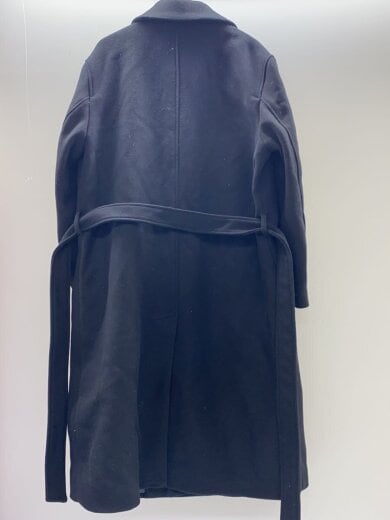 商品画像：ウール混ダブルブレストコート/XL/ポリエステル/ブラック/無地/2949/150/80 2