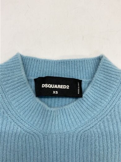 商品画像：ニット・セーター(厚手)/XS/ウール/ブルー/無地/S75HA1070 3