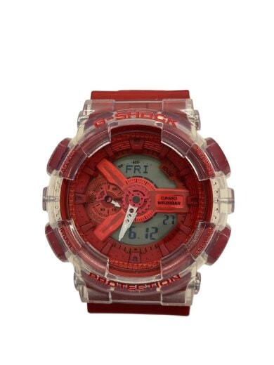 商品画像：クォーツ腕時計_G-SHOCK/デジタル/ラバー/レッド/レッド// 1