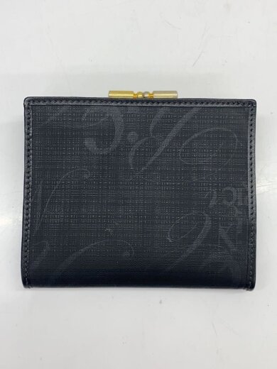 商品画像：2つ折り財布/レザー/ブラック/レディース// 2
