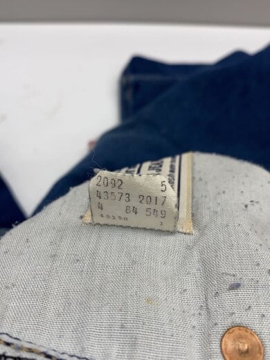 商品画像：For Men/ACTION JEANS/ボトム/40/デニム/インディゴ/42TALONジッパー 5