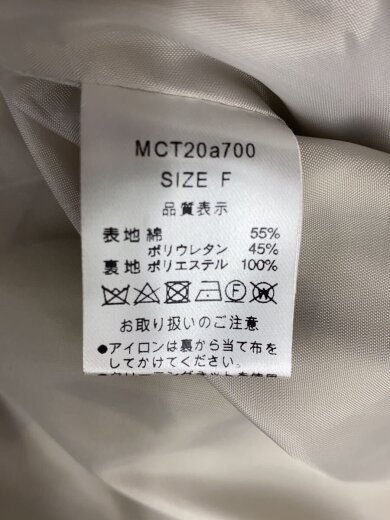 商品画像：ジャケット/FREE/フェイクレザー/クリーム/無地/MCT20a700 5