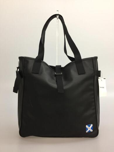 画像：LUGGAGE LABELトートバッグ/エナメル/BLK1