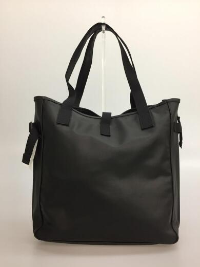 画像：LUGGAGE LABELトートバッグ/エナメル/BLK3