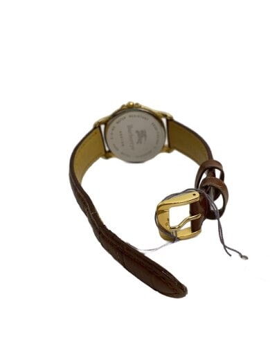 画像：BURBERRYSクォーツ腕時計/アナログ/レザー/WHT/BRW/5530-F523044