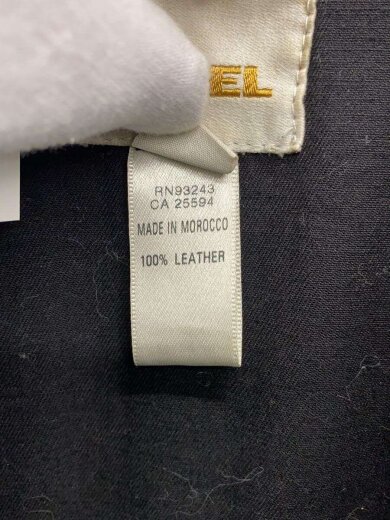 商品画像：レザージャケット・ブルゾン/M/牛革/BLK/無地 4