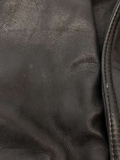 商品画像：レザージャケット・ブルゾン/--/レザー/BLK/無地 5