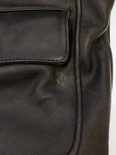 商品画像：レザージャケット・ブルゾン/--/レザー/BLK/無地 6