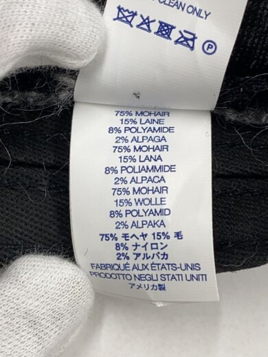 商品画像：25SS/Mohaid Plaid Bell Hat/ハット/モヘア/BLK/メンズ 6