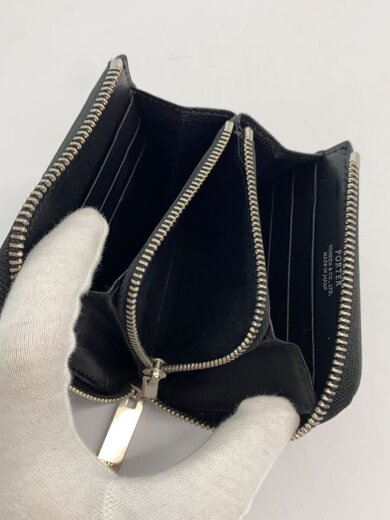 商品画像：財布/レザー/BLK/無地/メンズ/030-03084 4