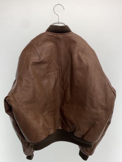 商品画像：レザージャケット・ブルゾン/M/牛革/BRW/59-7578 2