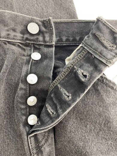 商品画像：ストレートパンツ/27/コットン/BLK/無地/A7945-0001 3