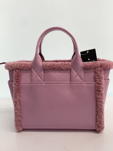 商品画像：ジェットスモール/トートバッグ/レザー/PNK/KE516/タグ付 3