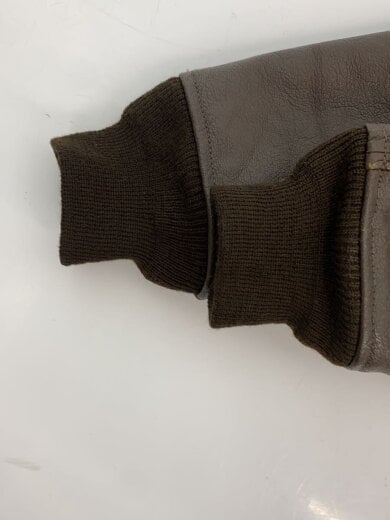 商品画像：G-1/レザージャケット・ブルゾン/42/レザー/CML/無地/使用感有 4